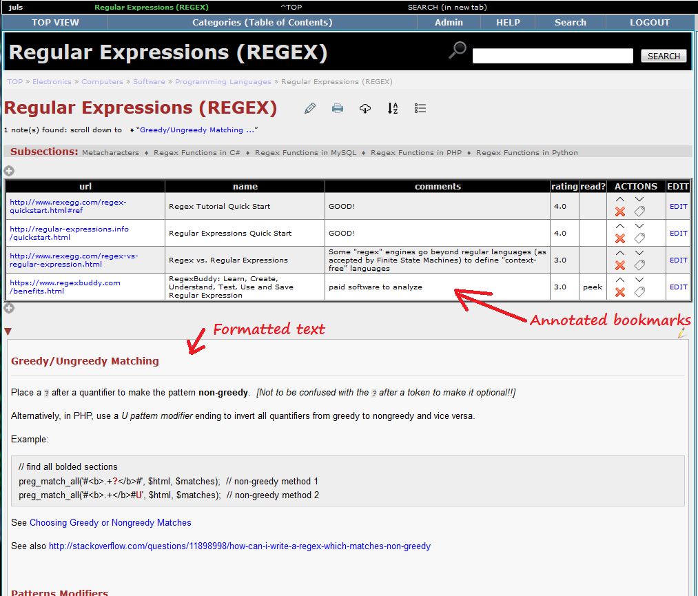 Brain Annex - Example 2 - Regular Expressions